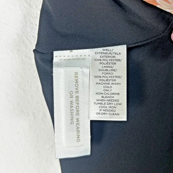 LOFT Tiered Mini Skirt Floral Mixed Print Black Blue Orange Size 14 NWT 90s Boho - Picture 4 of 4